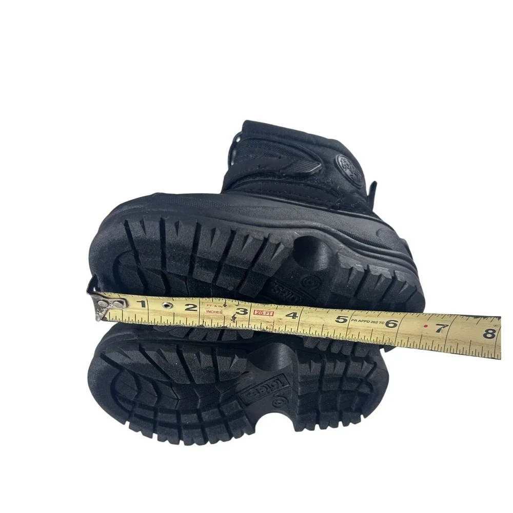 Totes Taelor Black Winter Snow Boots Toddler Size 6 Hook‎ Loop Bungee Toggle NEW